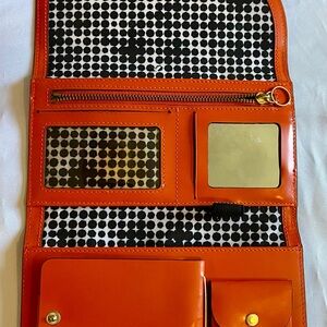 Kate Spade Saturday Orange Leather Wallet